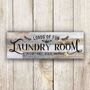 Laundry room sign